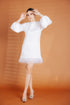 Alhambra x GS: The Giorgio Dress with Ostrich Feathers